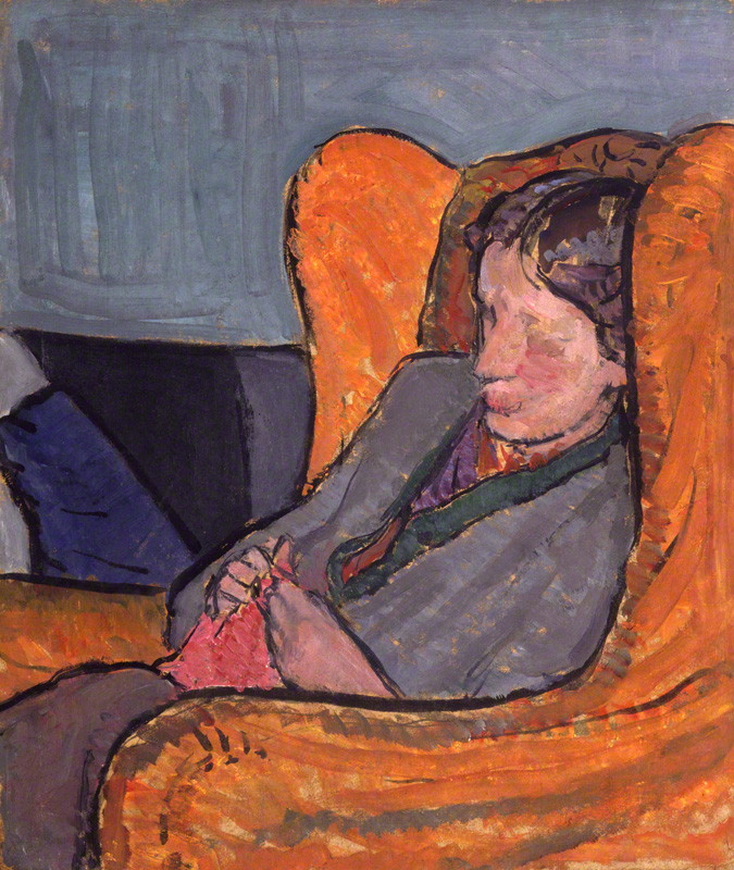 by Vanessa Bell (nÈe Stephen), oil on board, 1912